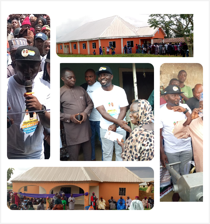 Hon. Mathew Sylvanus Kwarpo Commissions Projects to Mark 60 days in Office