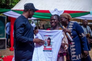 FRONT LINE PEOPLE’S DEMOCRATIC PARTY GOVERNORSHIP ASPIRANT SUNDAY GARBA BIGGS STORMS PLATEAU CENTRAL