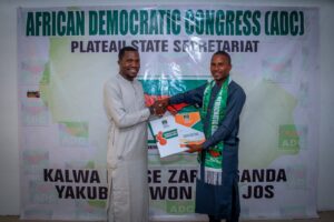 Amb. Kumwen Walshak Musa picks Expression of interest and nomination forms for Pankshin South house of assembly race