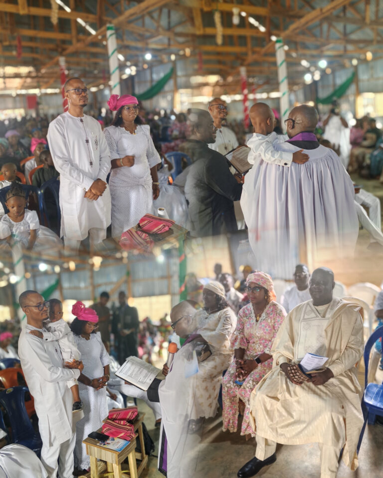 Mr. and Mrs. Le’an Jackse Dedicate Son in Thanksgiving Service at COCIN Gyel