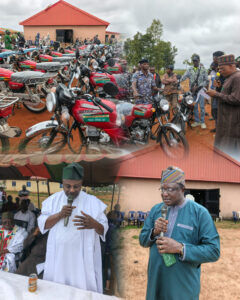 RIYOM LOCAL GOVERNMENT DONATES 40 ZALFA MOTORCYCLES TO SECURITY AGENCIES, TRADITIONAL RULERS, OTHERS TO TACKLE INSECURITY