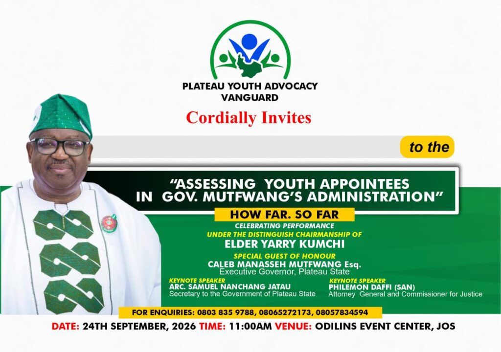 HOW FAR, SO FAR? Assessing the Performance of Youth Appointees in the Mutfwang Administration