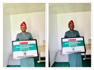 HON. GYANG JATAU DAVOU THROWS HIS WEIGHT BEHIND THE PROGRAM